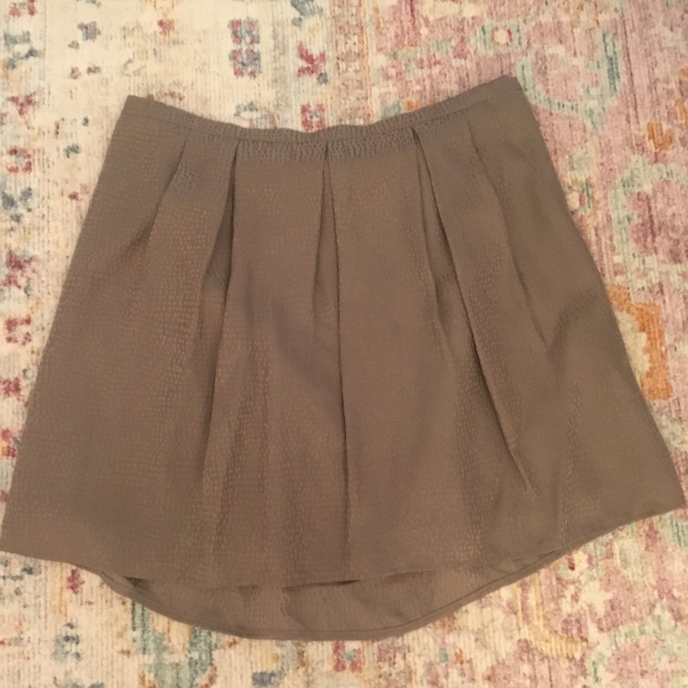 Silk Taupe Madewell Skirt